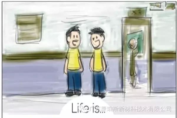 人生就是。。。 和好朋友在教室外面一起罰站